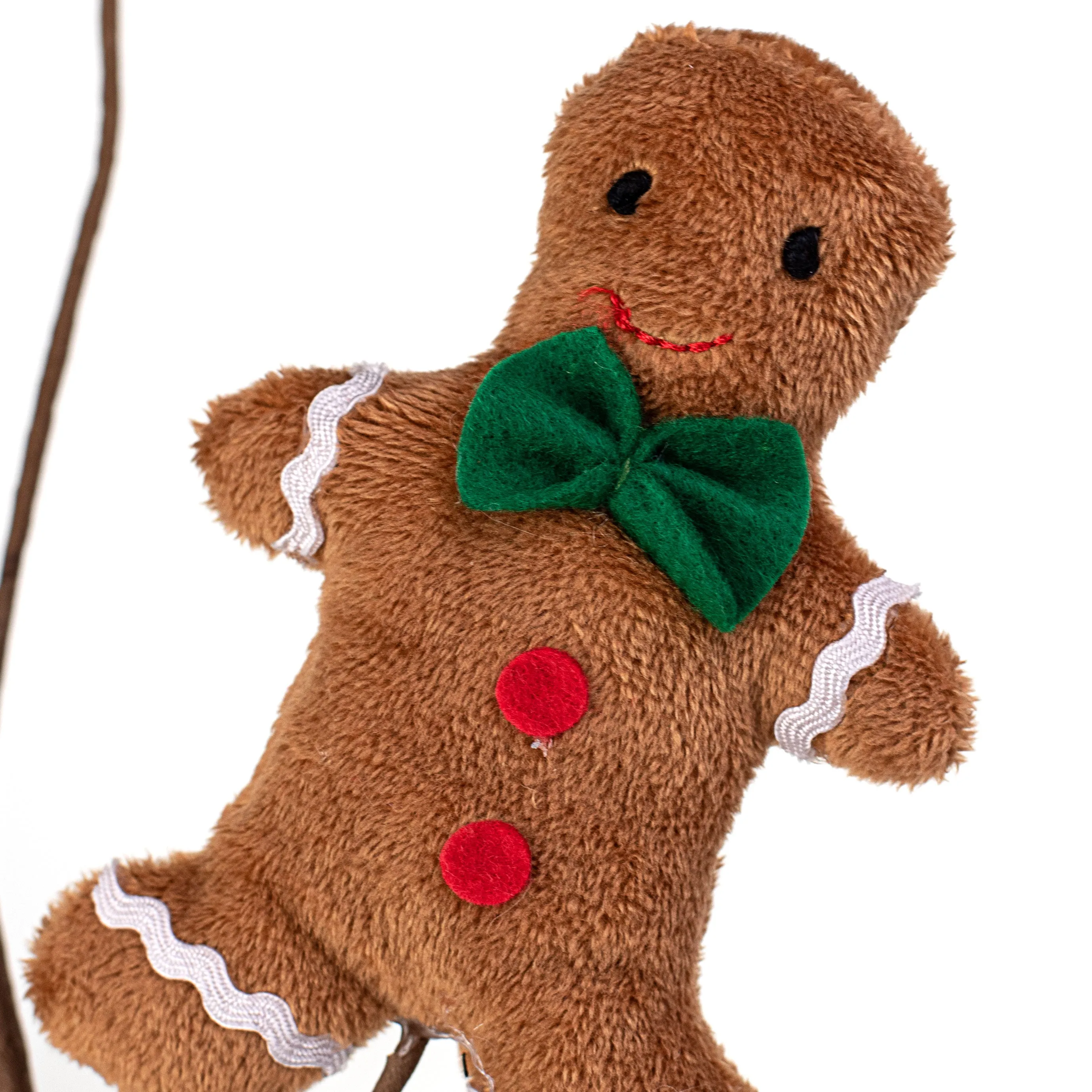 26" Plush Gingerbread Spray