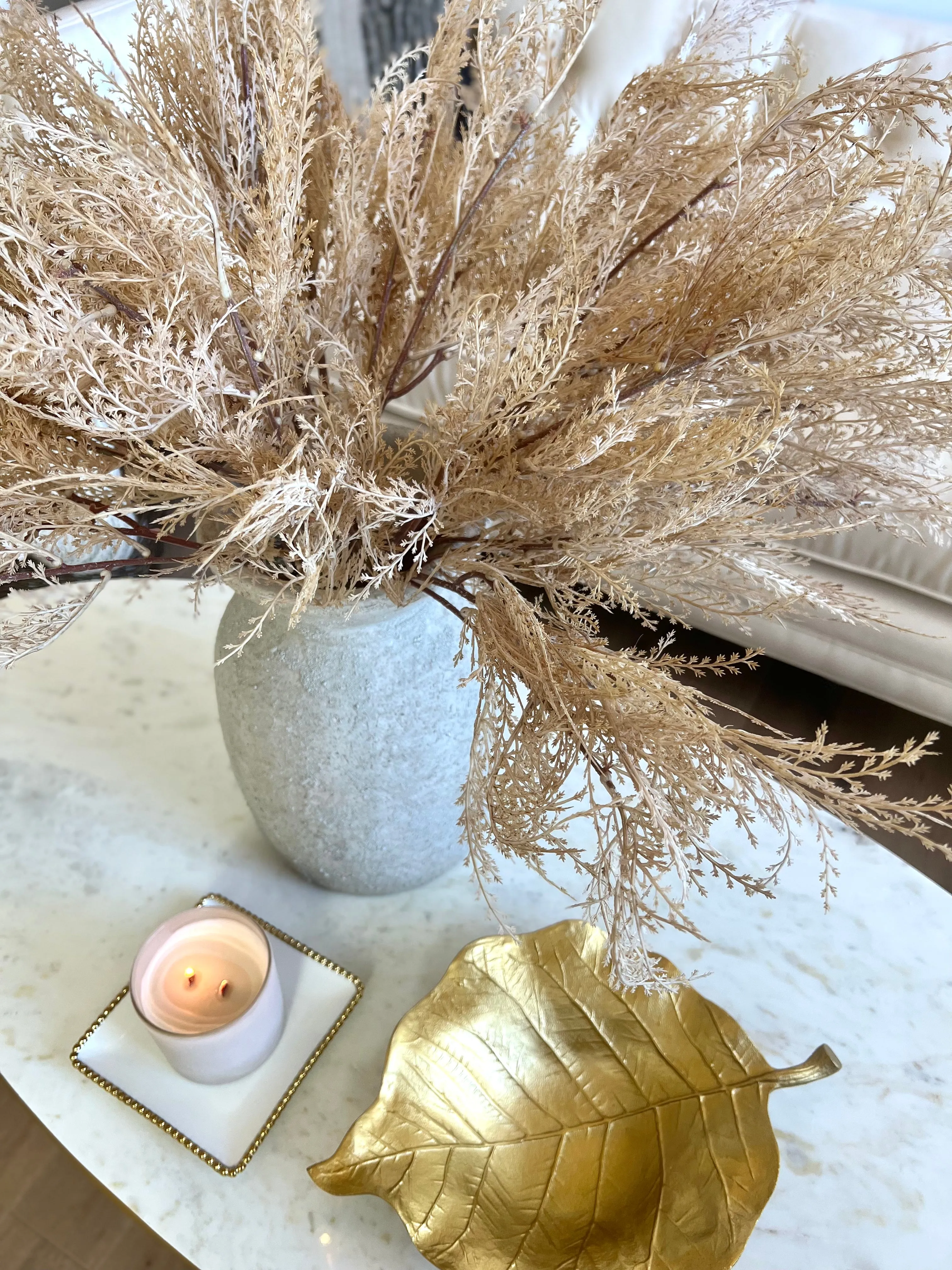 29” Beige Toffee Pampas Grass Bundle