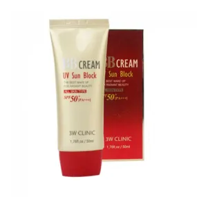 3W CLINIC UV Sun Block BB Cream SPF50  PA    50ml