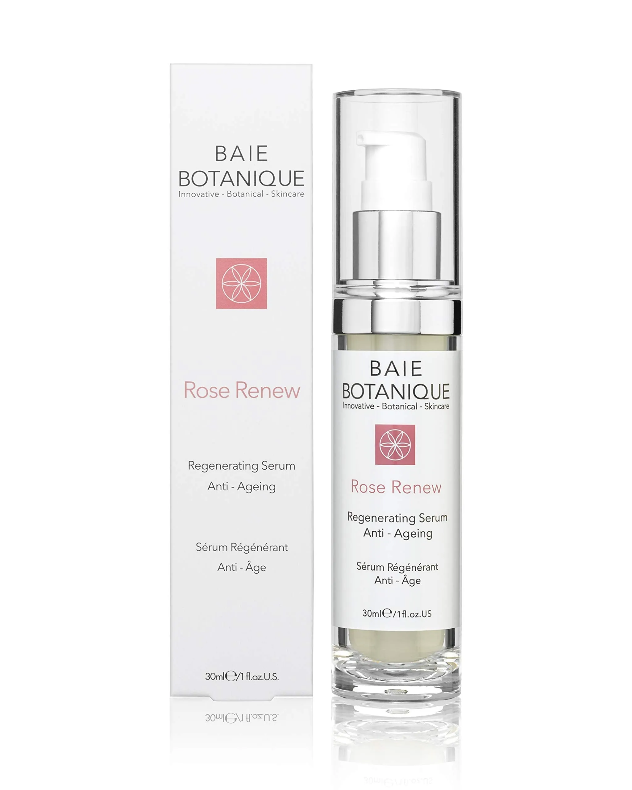 Award Winning Anti-Aging Rose Hyaluronic Acid Face Serum - 2 in 1 Serum & Toner - Plumps, Hydrates & Smooths - Rosewater, Rose Absolute, Rosehip Seed Oil, Glycolic Acid - 98% Natural, 80% Organic. (30ml) 30ml
