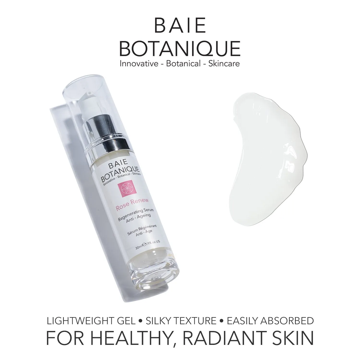 Award Winning Anti-Aging Rose Hyaluronic Acid Face Serum - 2 in 1 Serum & Toner - Plumps, Hydrates & Smooths - Rosewater, Rose Absolute, Rosehip Seed Oil, Glycolic Acid - 98% Natural, 80% Organic. (30ml) 30ml