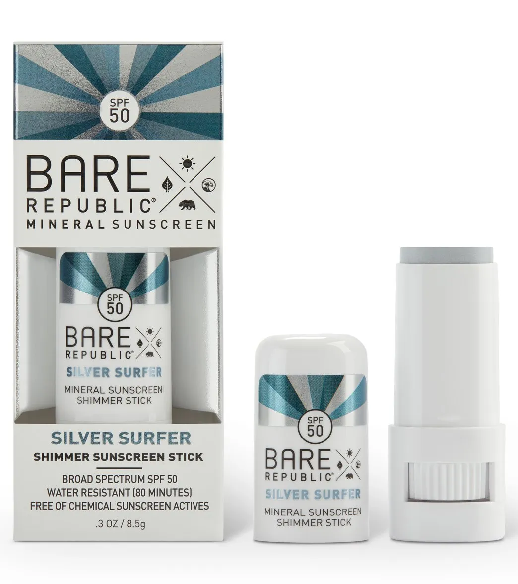 BARE Republic Mineral Metallic Shimmer SPF 50 Suncreen Stick (.30oz)