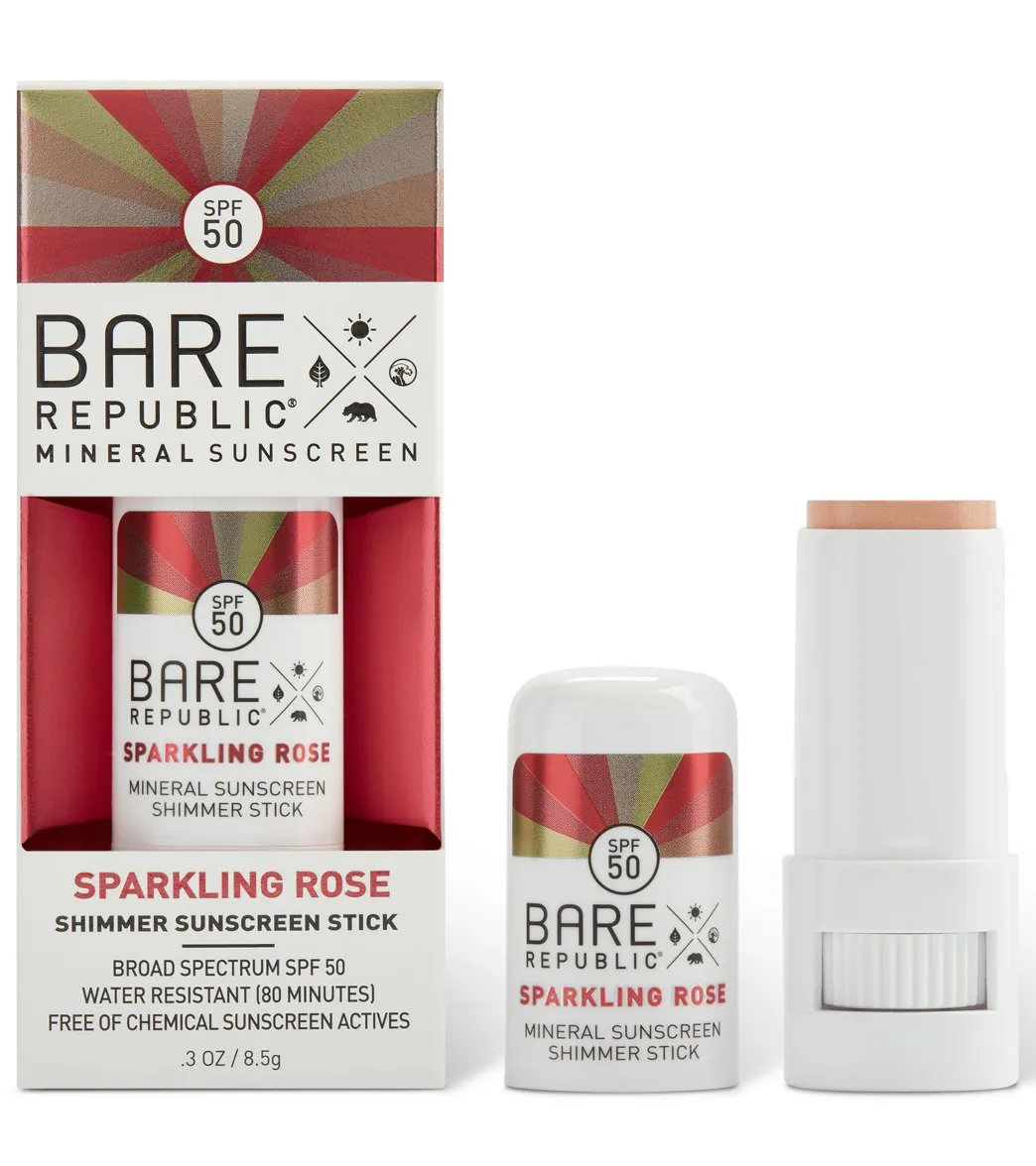 BARE Republic Mineral Metallic Shimmer SPF 50 Suncreen Stick (.30oz)