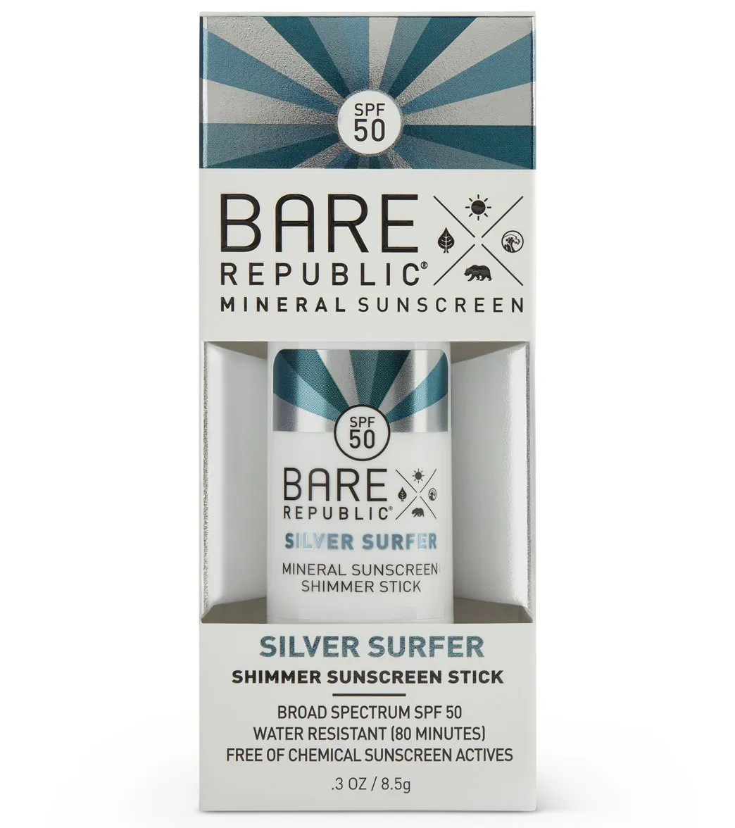 BARE Republic Mineral Metallic Shimmer SPF 50 Suncreen Stick (.30oz)