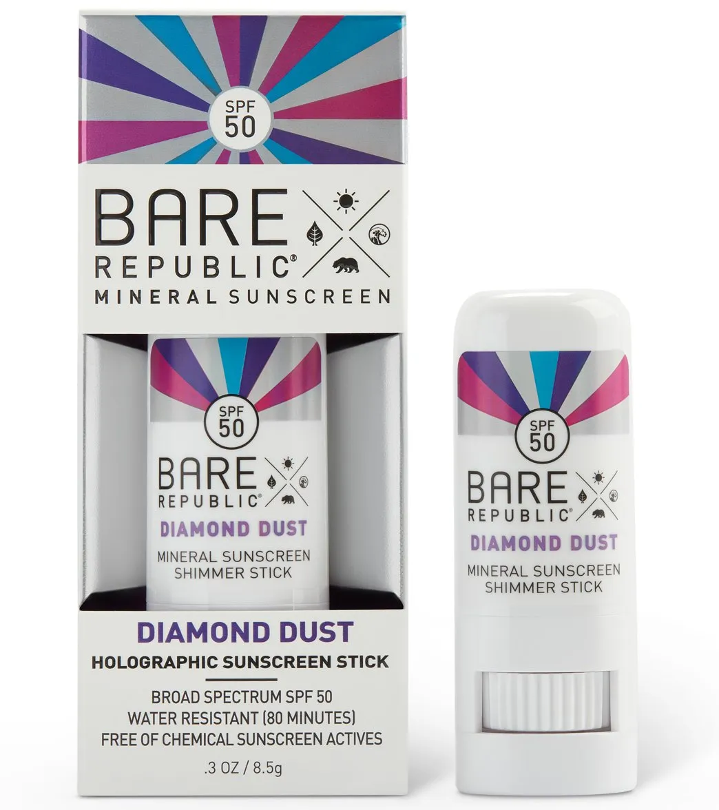 BARE Republic Mineral Metallic Shimmer SPF 50 Suncreen Stick (.30oz)