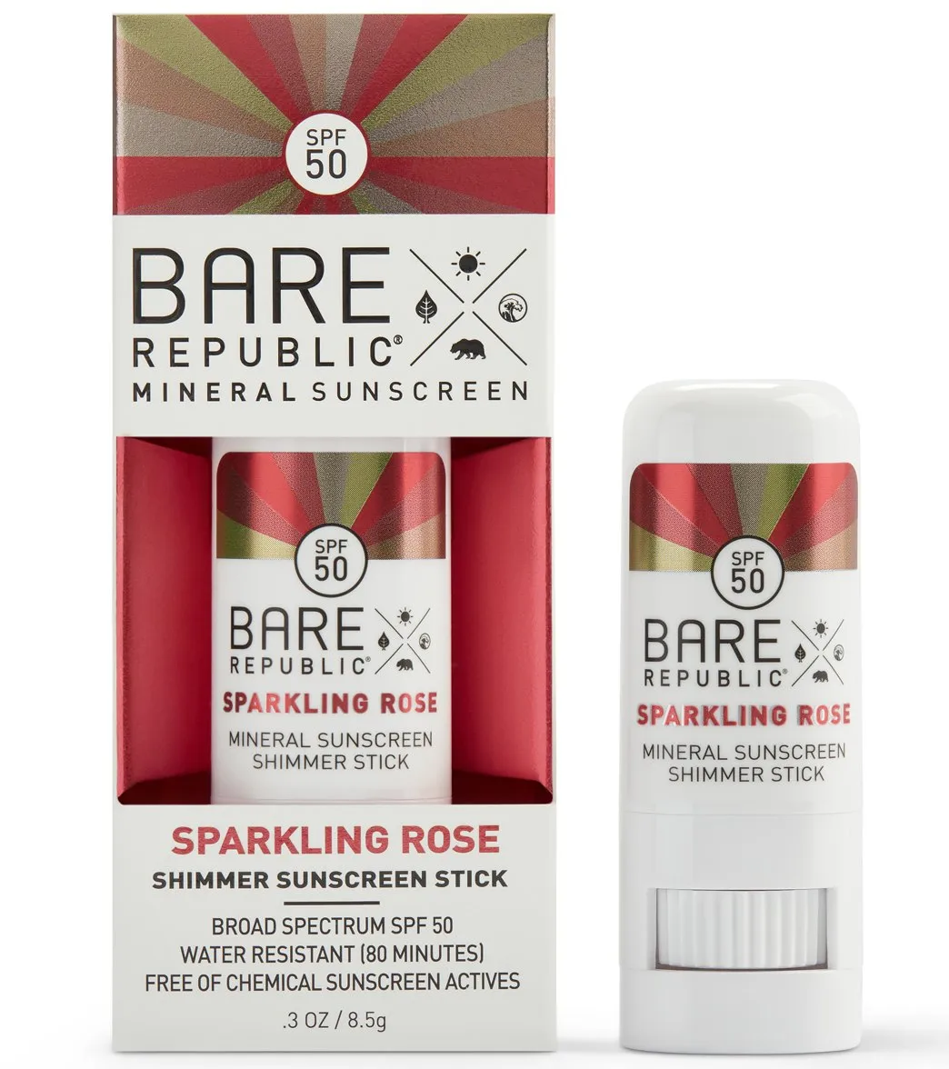 BARE Republic Mineral Metallic Shimmer SPF 50 Suncreen Stick (.30oz)