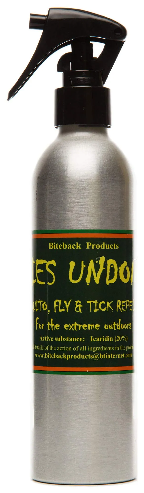 Biteback Products 'Flies Undone'™ Powerful, Safe Mosquito and Insect Repellent with 20% Icaridin, 250ml