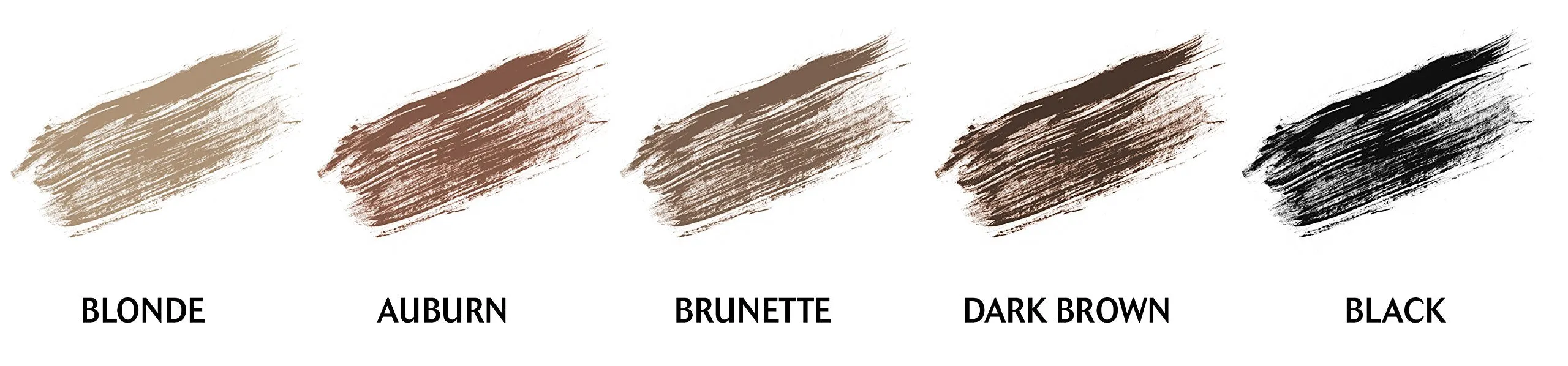 Blissful Brows by Hairgenics – One Step Long Lasting Tinted Eyebrow Gel Infused with Fibers for Thick and Full Brows (Black)