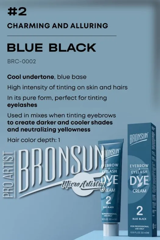 Bronsun Eyelash and Eyebrow CREAM DYE ONLY 15ml