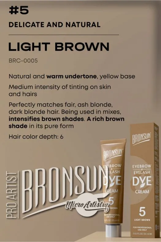 Bronsun Eyelash and Eyebrow CREAM DYE ONLY 15ml