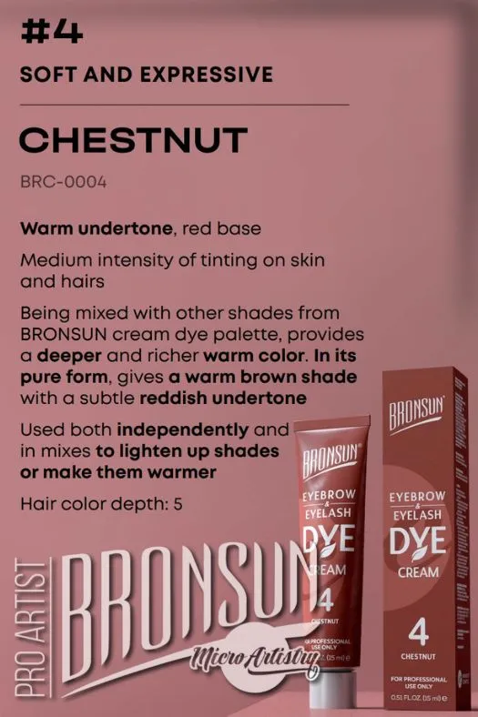 Bronsun Eyelash and Eyebrow CREAM DYE ONLY 15ml