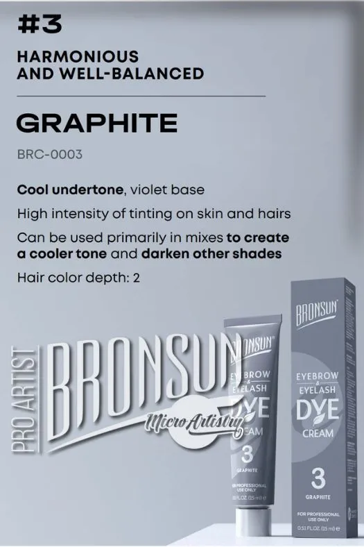 Bronsun Eyelash and Eyebrow CREAM DYE ONLY 15ml