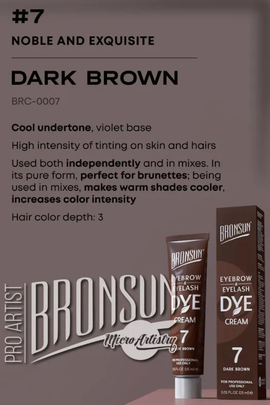 Bronsun Eyelash and Eyebrow CREAM DYE ONLY 15ml