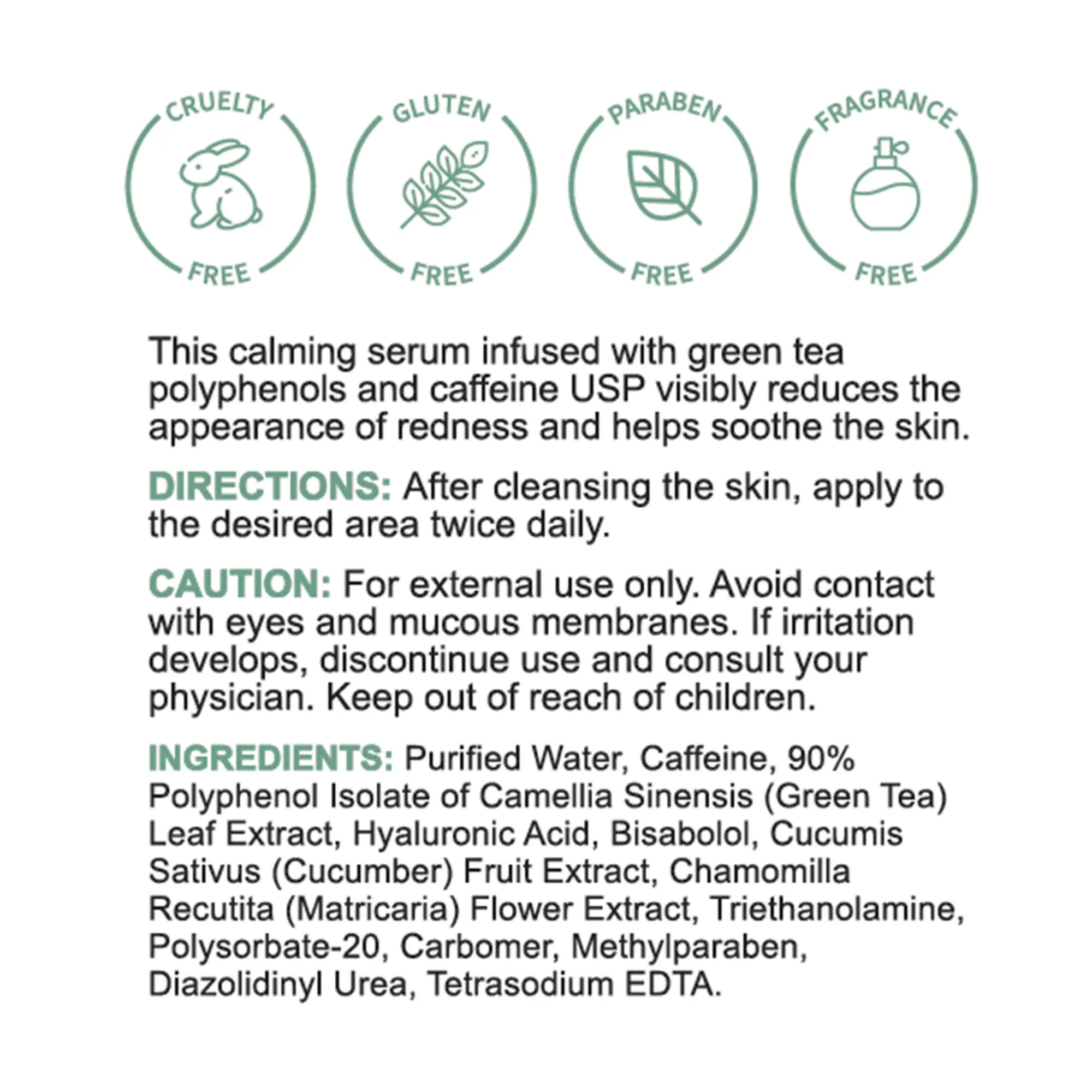 Caffeine Fortified Calming Serum
