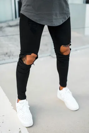 Destroyed Jeans - Black