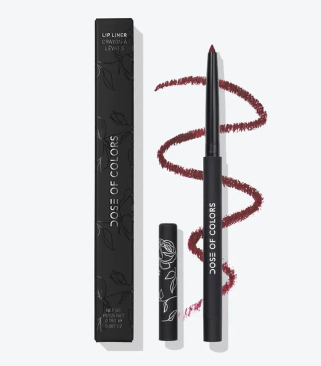 DOSE OF COLORS - 10 YEAR BLACK ROSE LIP LINER
