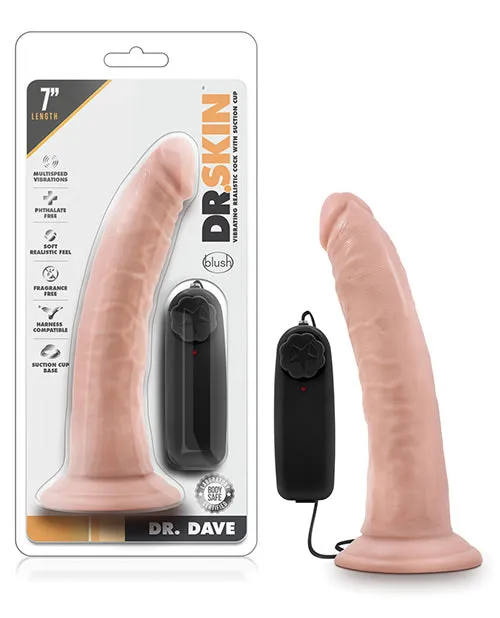 Dr. Skin Vibrating Cock W/ Suction Cup