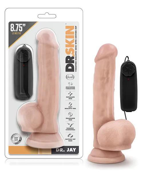 Dr. Skin Vibrating Cock W/ Suction Cup