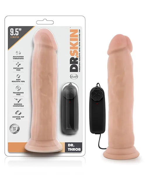 Dr. Skin Vibrating Cock W/ Suction Cup