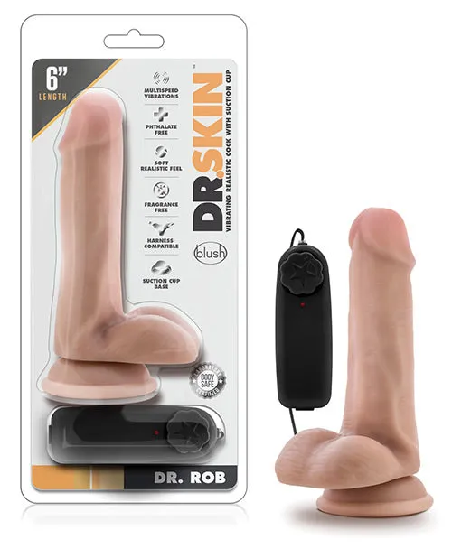 Dr. Skin Vibrating Cock W/ Suction Cup