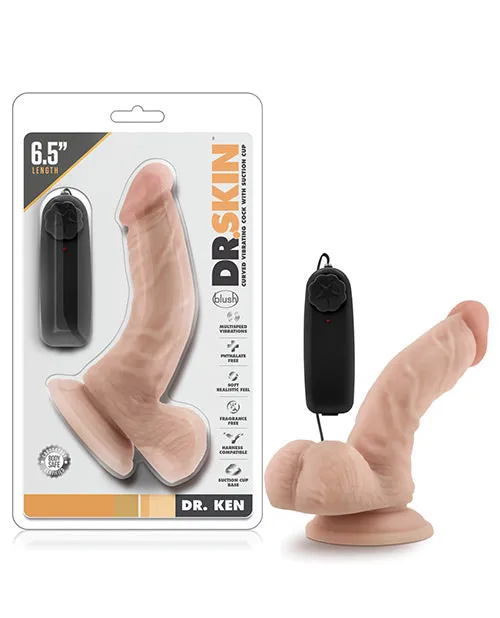 Dr. Skin Vibrating Cock W/ Suction Cup