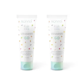 Kids Zinq™ SPF 60 Mineral Gel Sunscreen 2-Pack Bundle