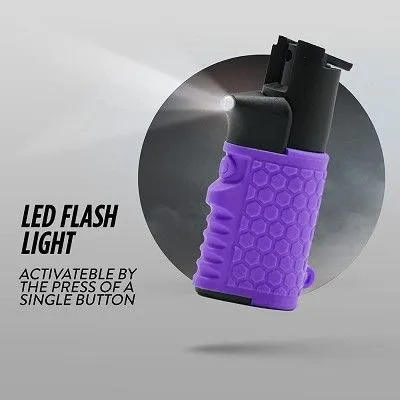Light 'Em Up Pepper Spray and Flashlight Combo Keyring
