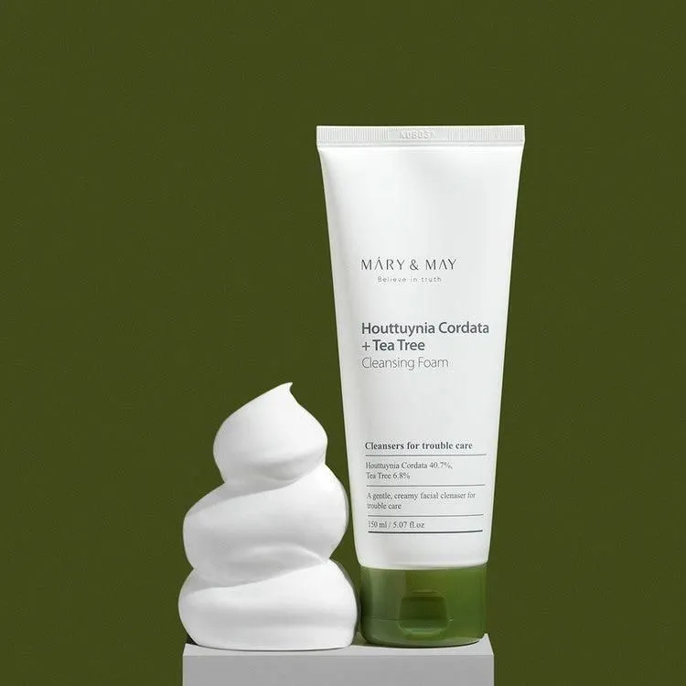 Mary&May Houttuynia Cordata   Tea Tree Cleansing Foam 150ml