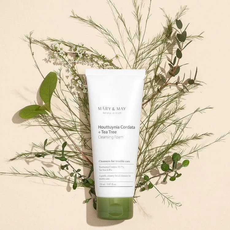 Mary&May Houttuynia Cordata   Tea Tree Cleansing Foam 150ml
