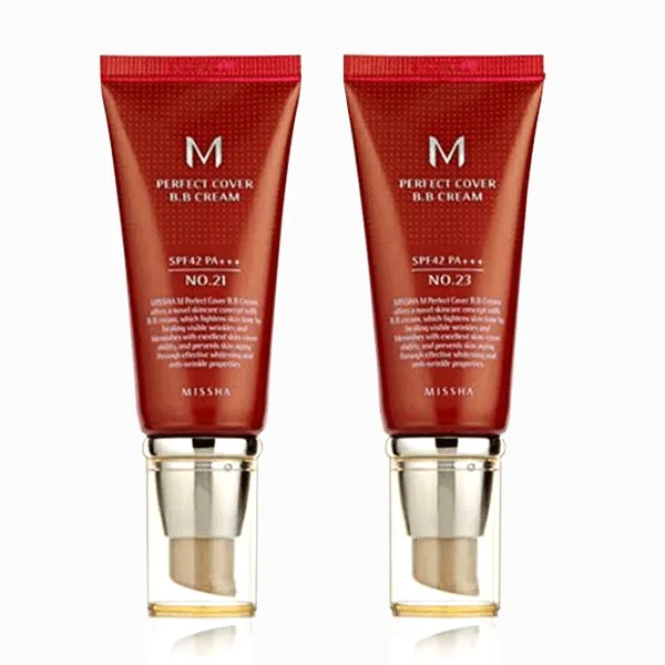 Missha. M Perfect Cover BB Cream SPF42 PA    [#23 Natural Beige]