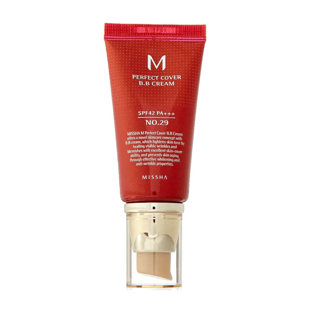 Missha. M Perfect Cover BB Cream SPF42 PA    [#29 Caramel Beige]