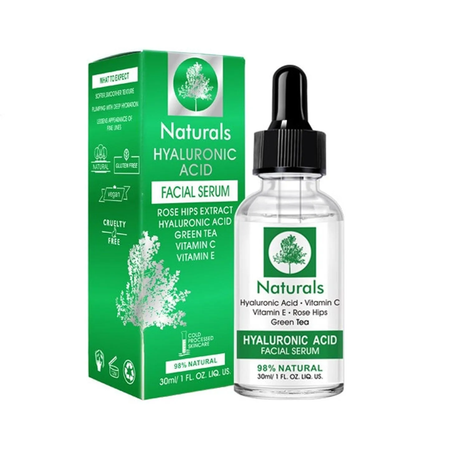 Naturals Hyaluronic Acid Whitening Facial Serum - 30ml