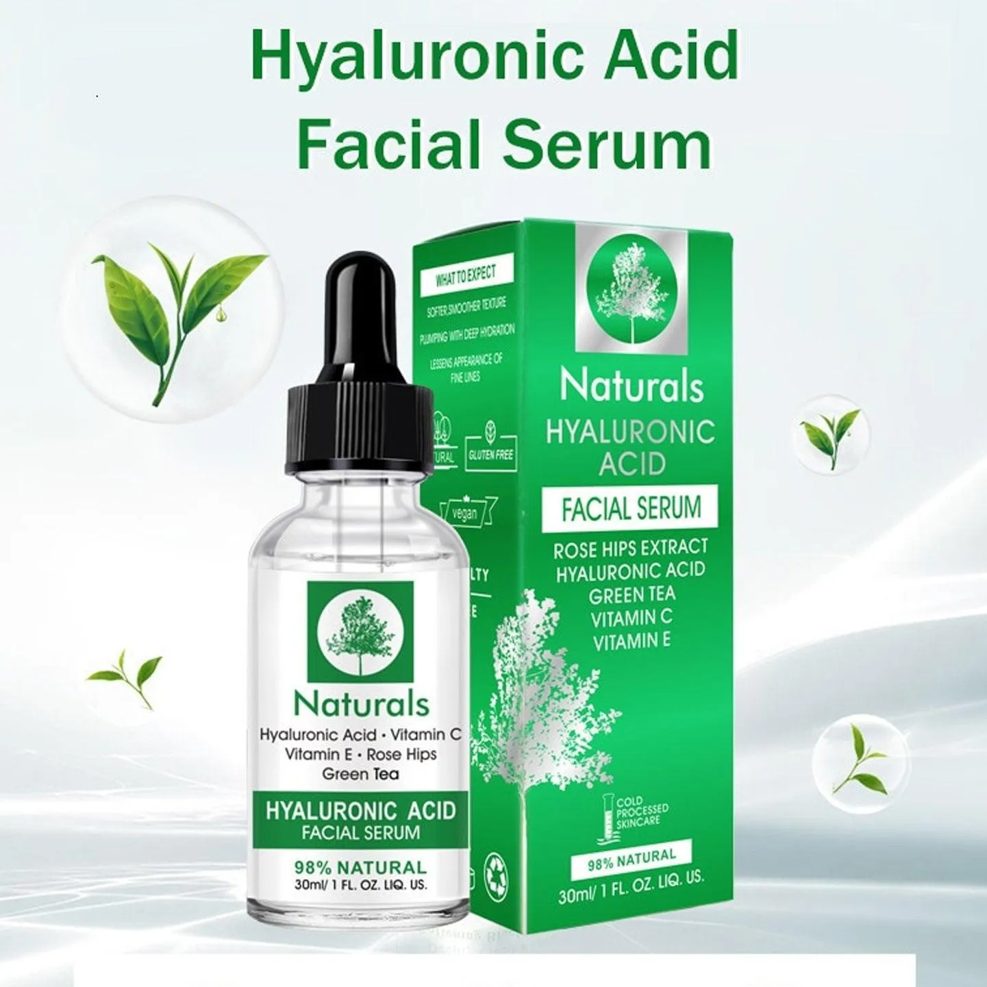 Naturals Hyaluronic Acid Whitening Facial Serum - 30ml