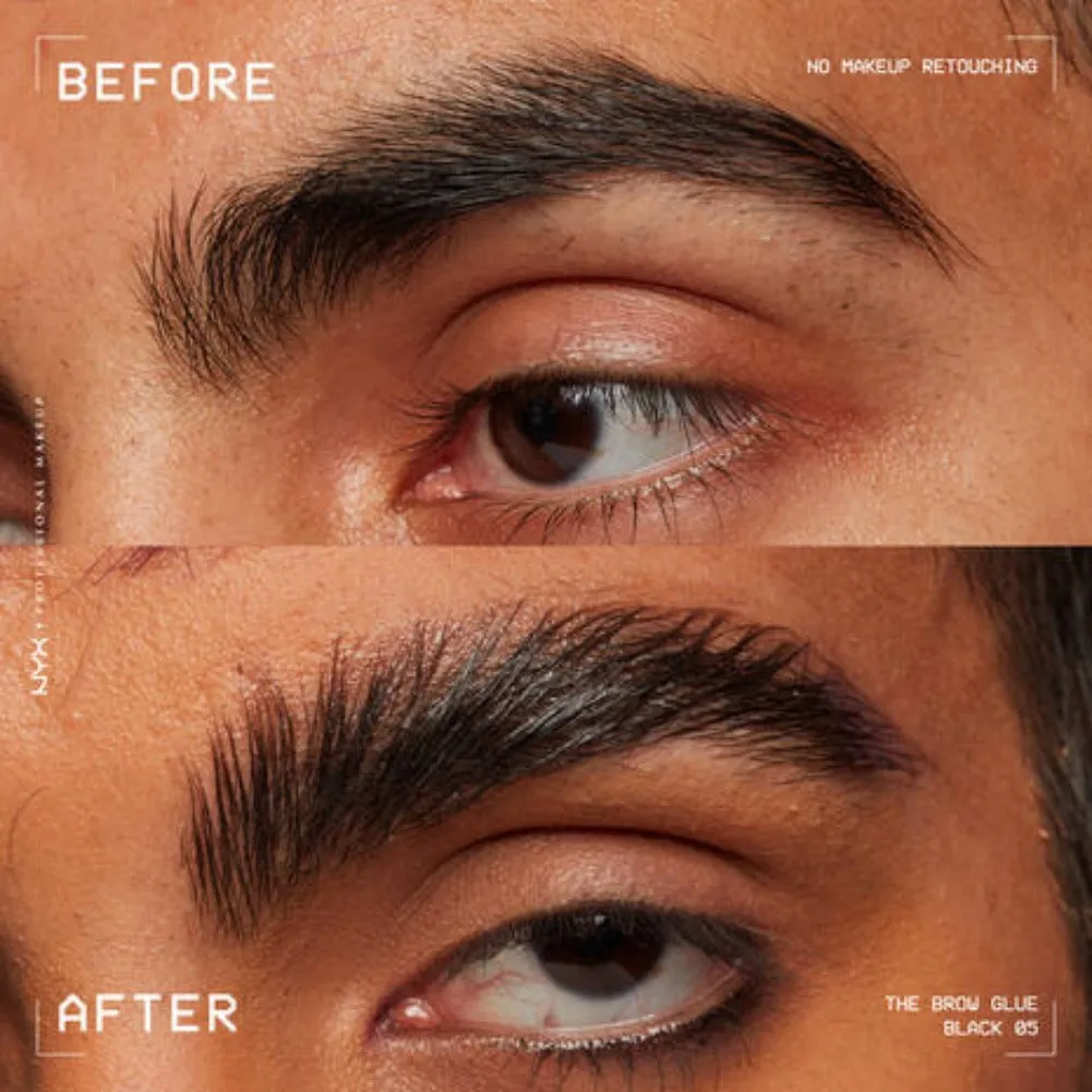 NYX PROFESSIONAL MAKEUP The Brow Glue, Extreme Hold Tinted Eyebrow Gel