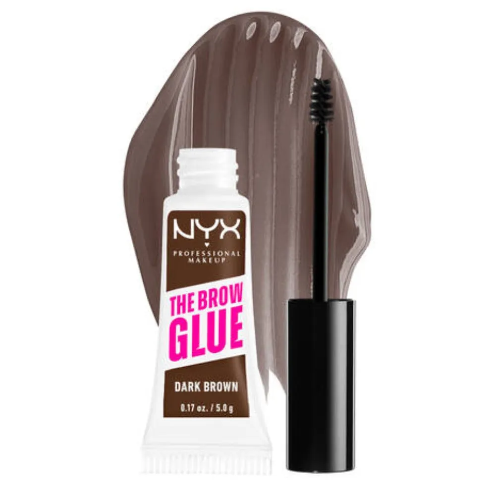 NYX PROFESSIONAL MAKEUP The Brow Glue, Extreme Hold Tinted Eyebrow Gel