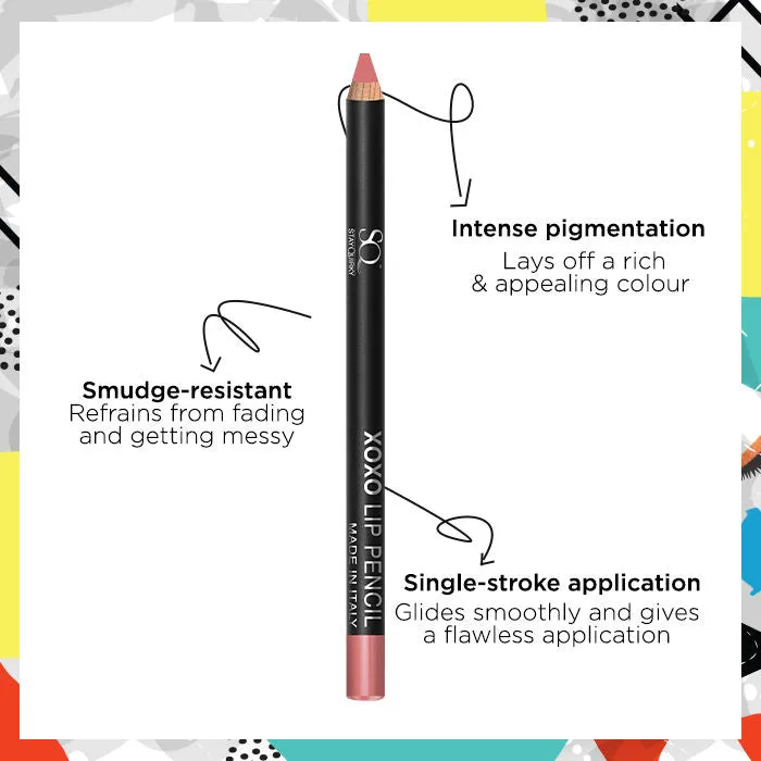 Stay Quirky Lip Liner | Lip crayon | Lip Liner Pencil |Lipstick - XOXO Snuggle 14 (1.2g)