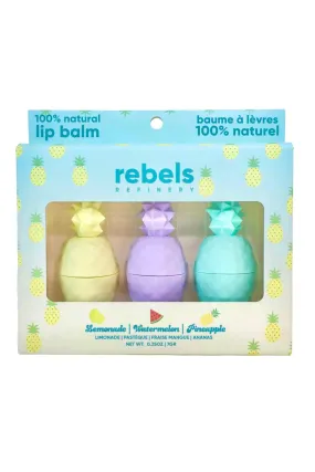 Tropical Pineapple Lip Balm Trio