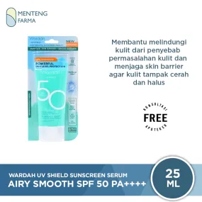 Wardah UV Shield Airy Smooth Sunscreen Serum SPF 50 PA     25 mL - Menjaga Skin Barrier Kulit